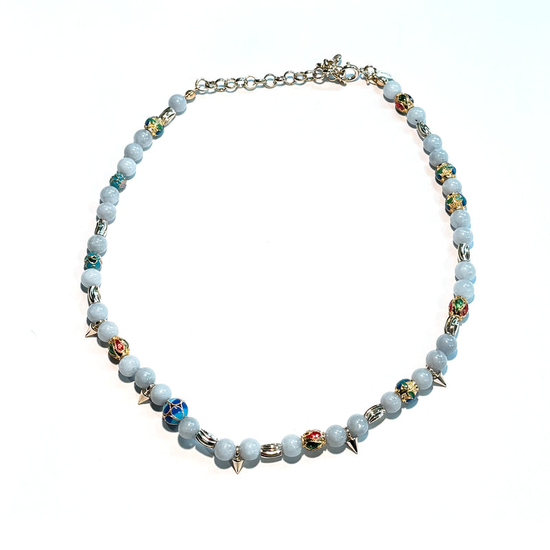 Collana di acquamarina