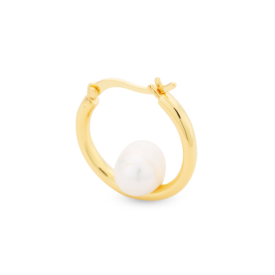 MULTI-STRAIN TWO-TONE SILVER EARRINGS WITH STUDS